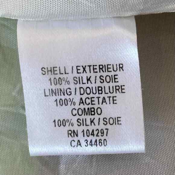 Milly New York Silk Green Brown Geometric Silk Print Shift Mini Dress - Picture 10 of 14